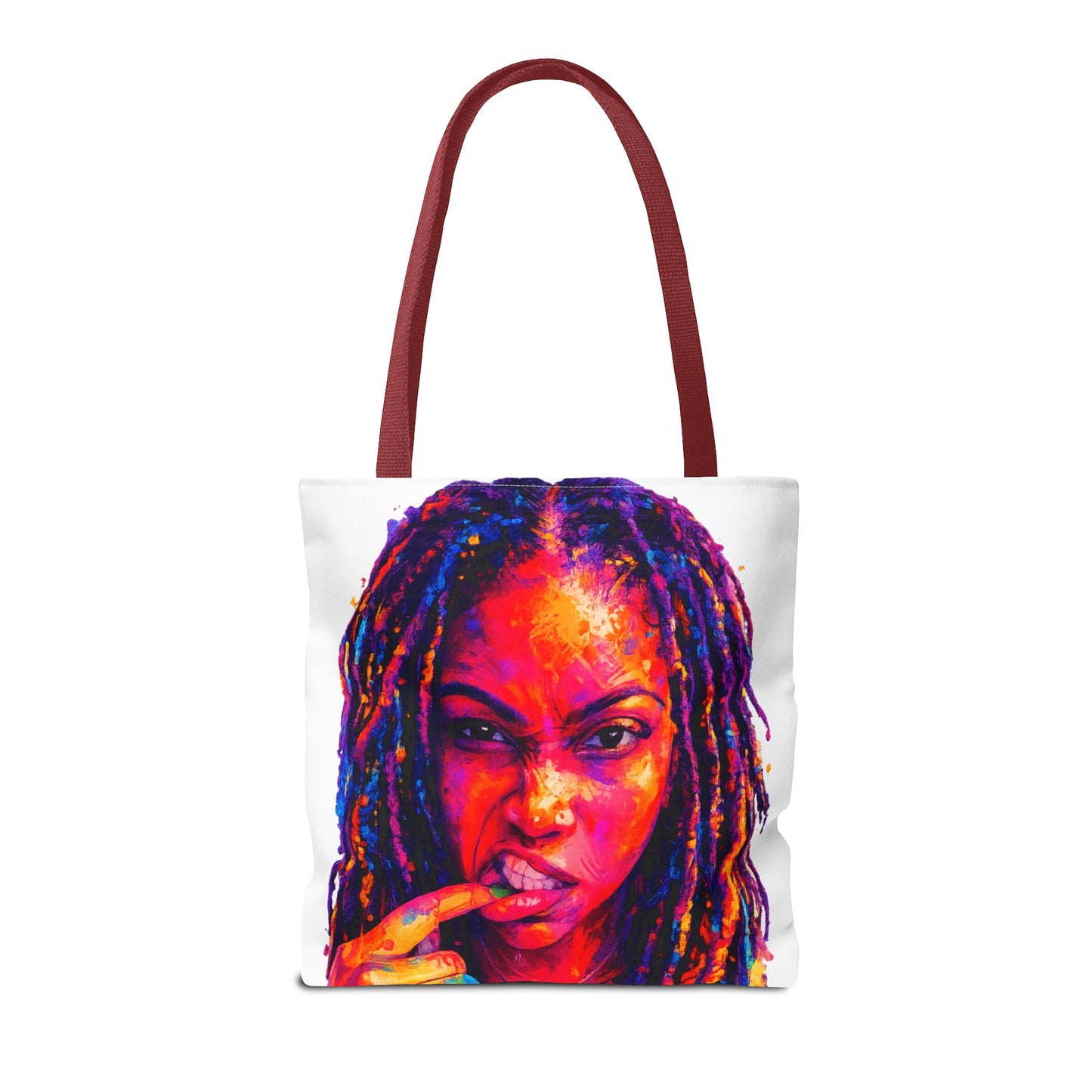 Kel’lai Latrice Abstract Tote Bag (white) – More Than Enough Collection