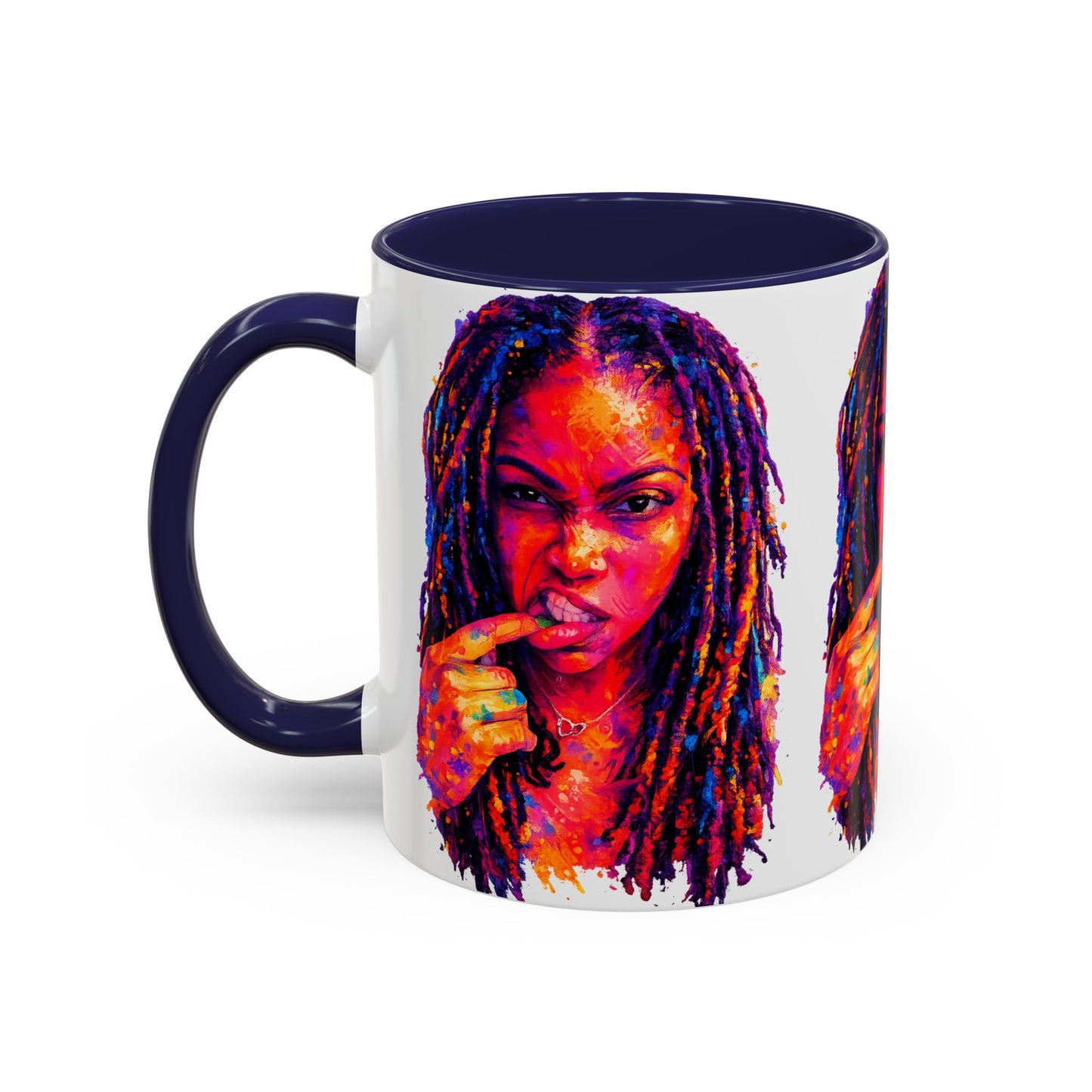 Kel’lai Latrice Abstract Mug (White)– More Than Enough Collection