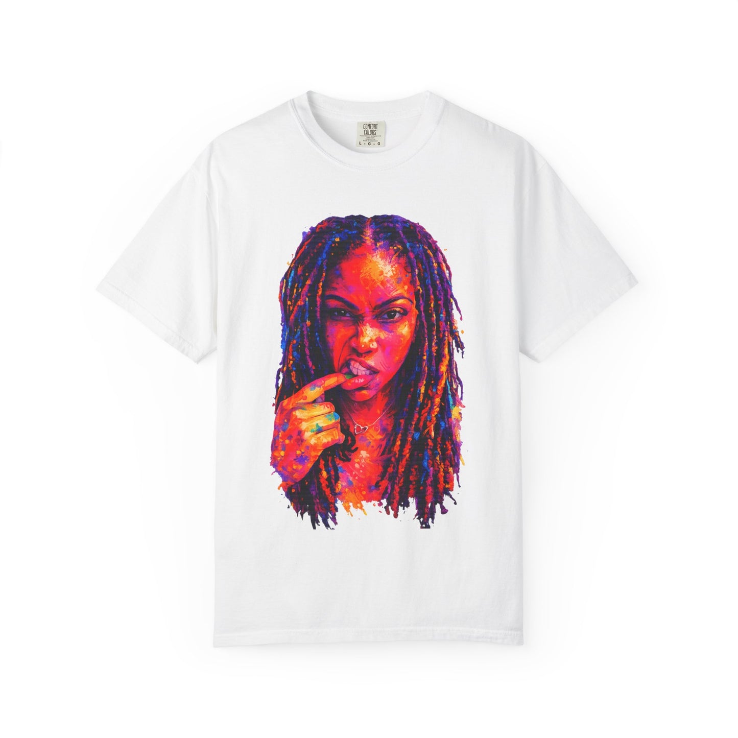 Kel’lai Latrice “More Than Enough” Abstract T‑Shirt (White)