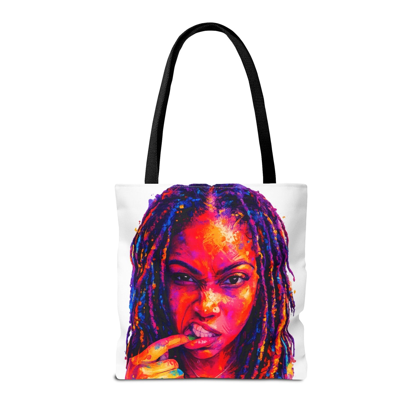 Kel’lai Latrice Abstract Tote Bag (white) – More Than Enough Collection
