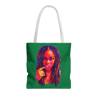 Kel’lai Latrice Abstract Tote Bag (Green)– More Than Enough Collection